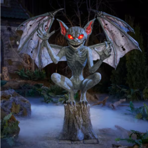 5.5 FT Animated Evil Pixie Halloween Decoration – LED Motion-Activated Prop
